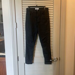 Abercrombie & Fitch Curve Love Black Super Skinny Ankle High Rise Jeans